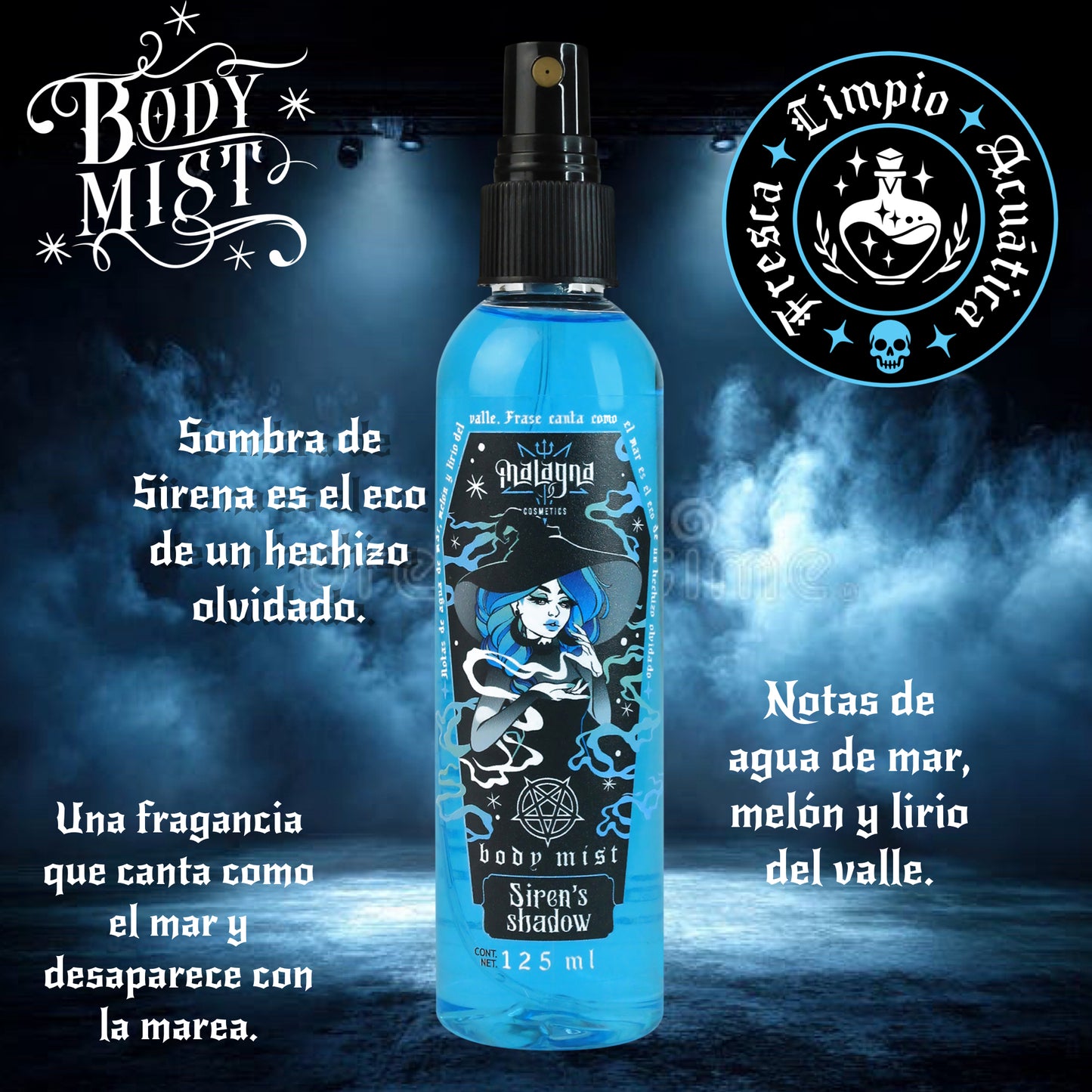 SIREN'S SHADOW | Body Mist | 125 ml | Fullsize