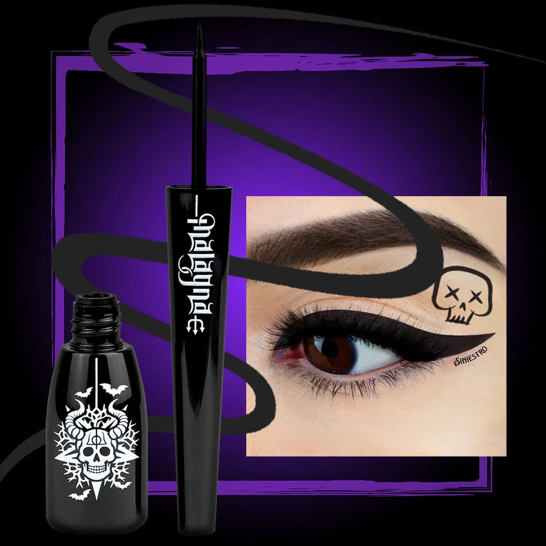 Black GLOSS Lip Kit + 2 Indelible Black Eyeliners