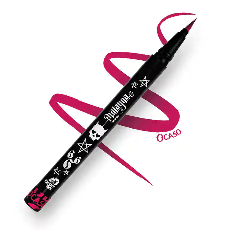 Delineador waterproof rosa | plumón Ocaso | Últimas unidades