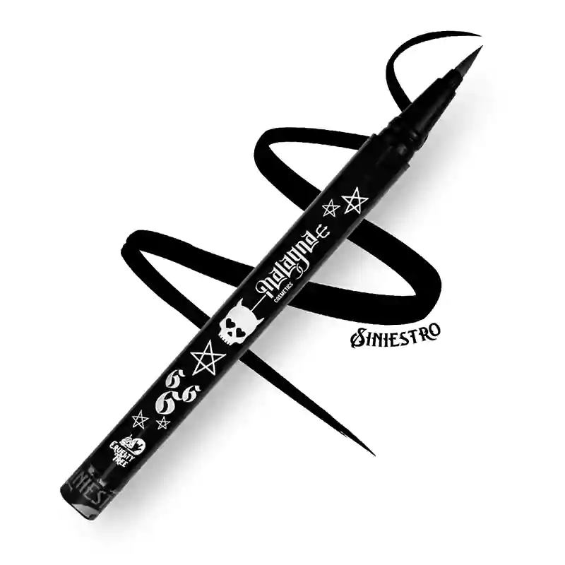 Black GLOSS Lip Kit + 2 Indelible Black Eyeliners