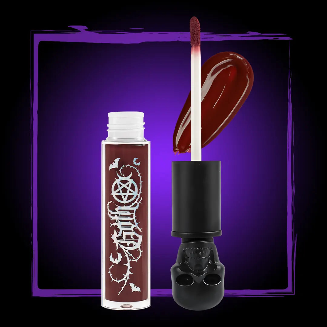 GOTH Black gloss lipstick
