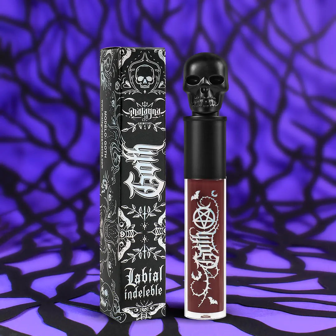 GOTH Black gloss lipstick