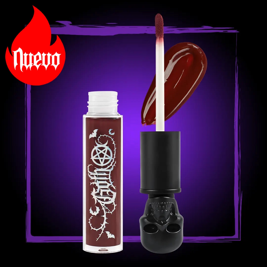 GOTH Black gloss lipstick