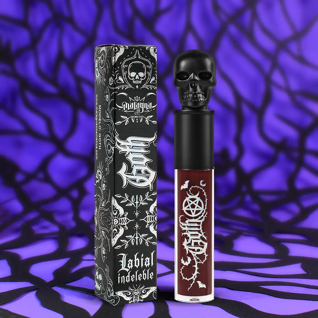 GOTH Black gloss lipstick