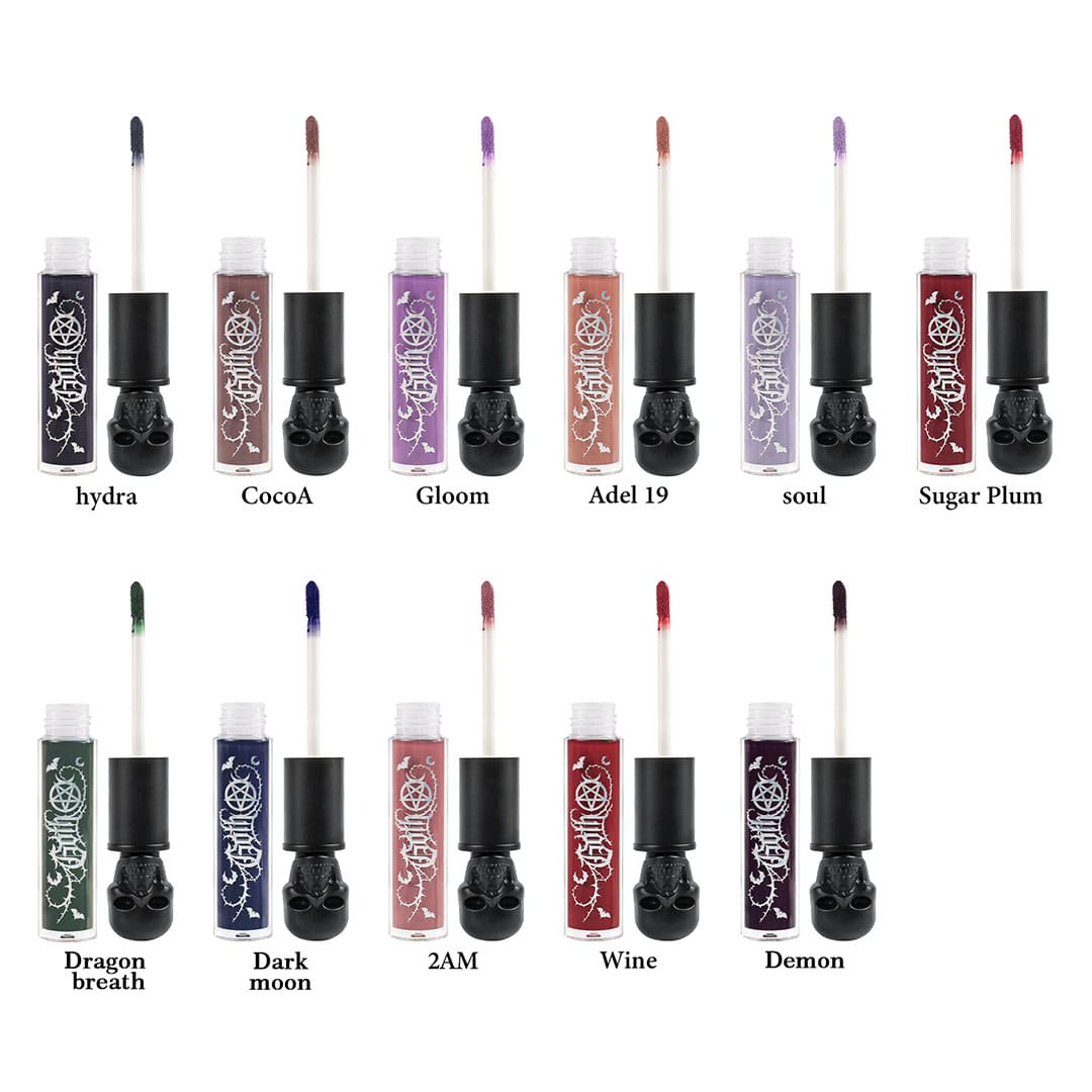 PREVENTA | Kit de 11 labiales líquidos GOTH-Mattes