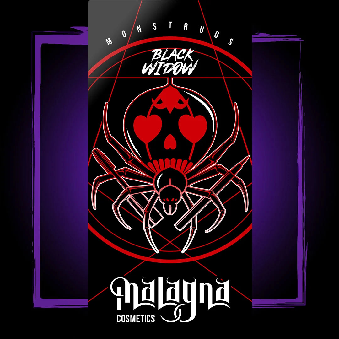 BLACK WIDOW - Paleta de sombras - 21 tonos