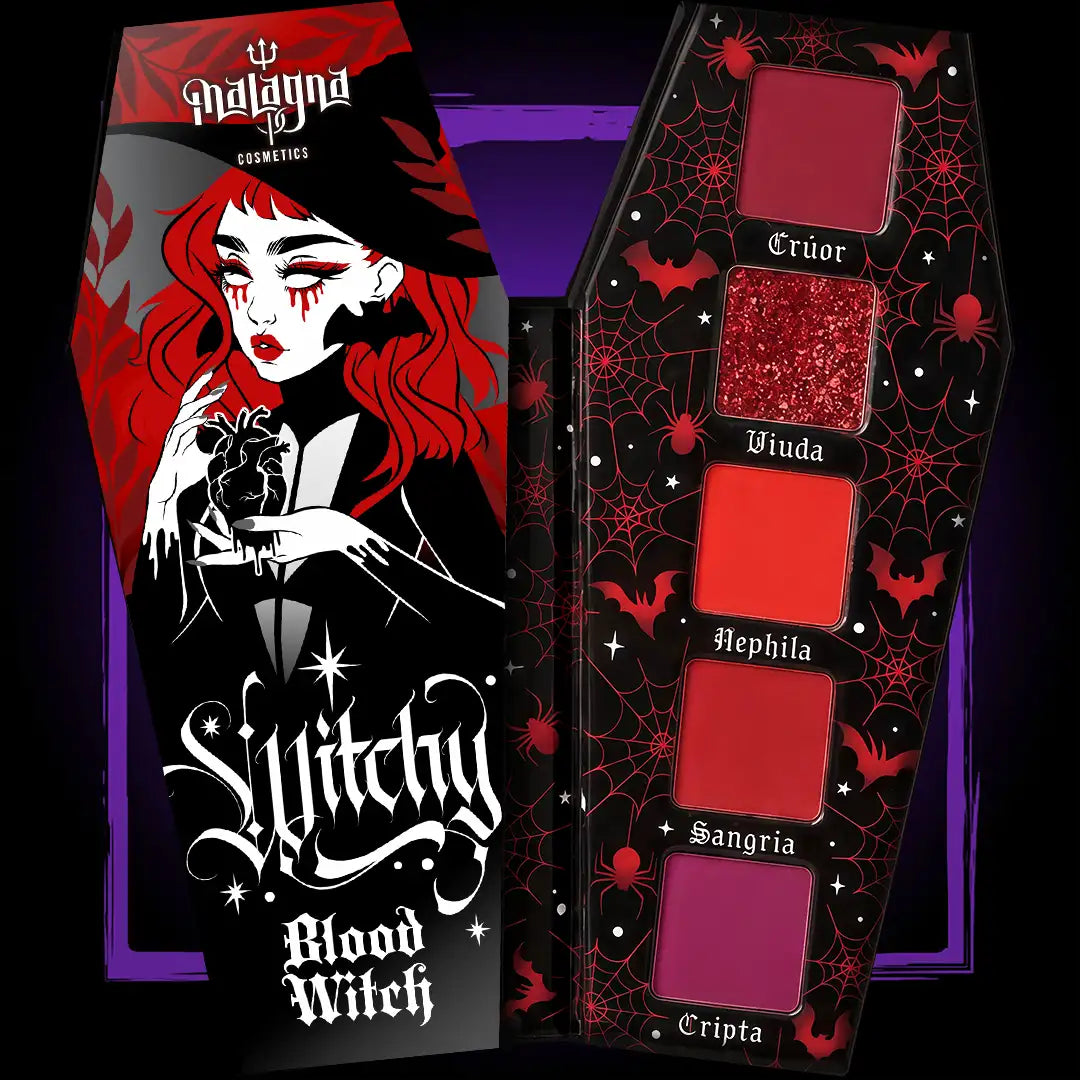 BLOOD WITCH - Paleta de sombras - 5 tonos