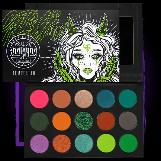 TEMPESTAD - Paleta de sombras - 15 tonos