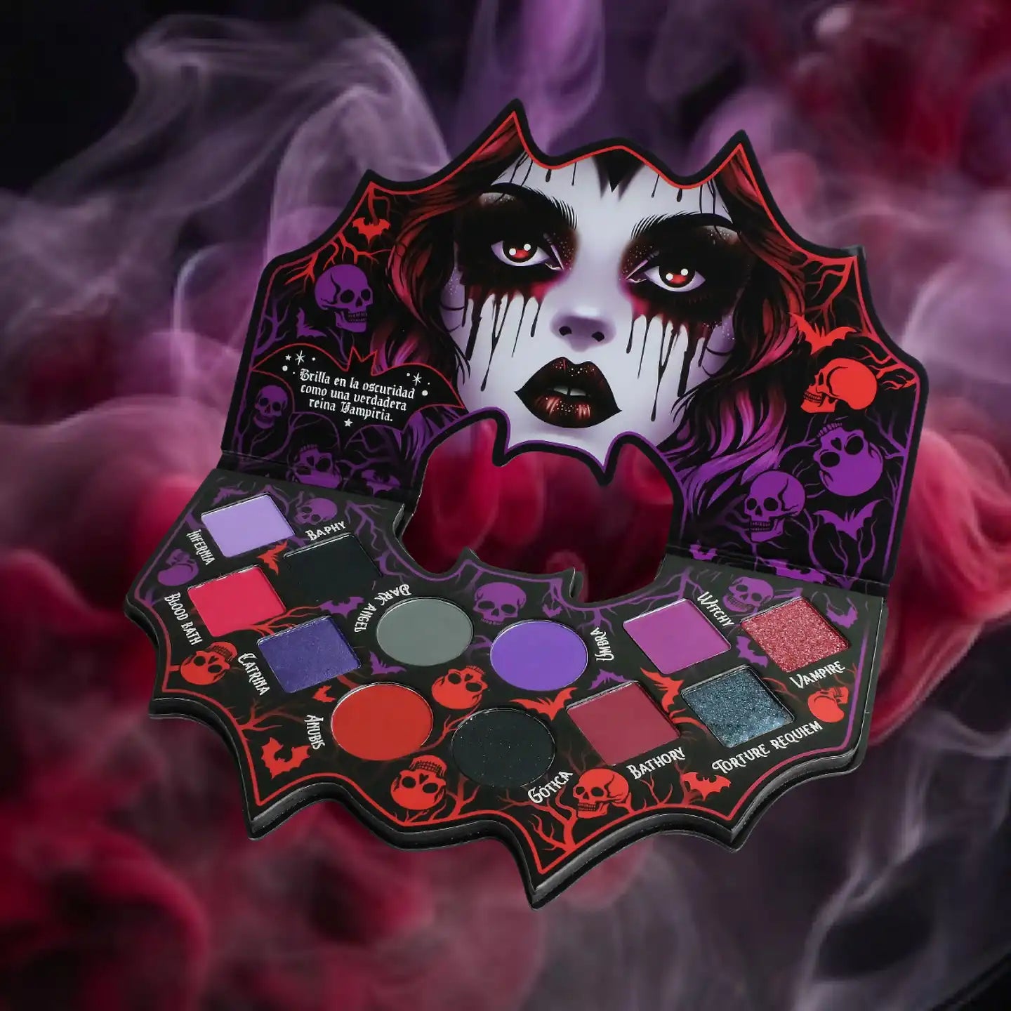 BATHORY - Paleta de sombras - 12 tonos