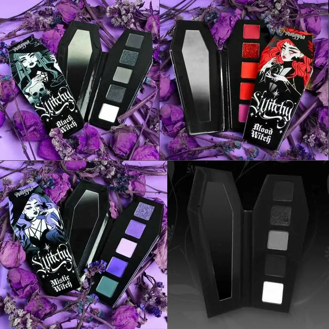 Kit Witchy (3 Paletas Ataúd) - 15 Tonos Veganos