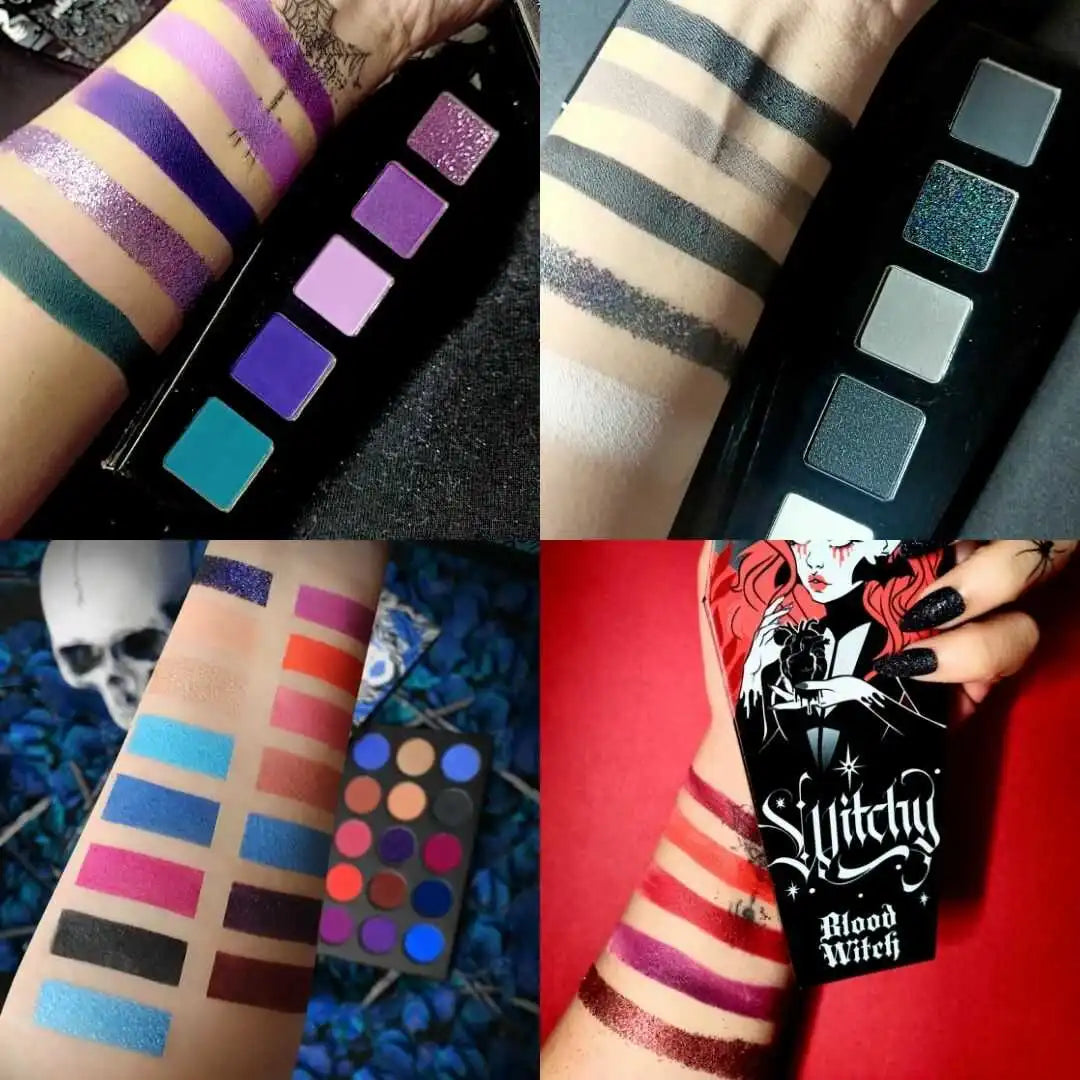 Kit Witchy (3 Paletas Ataúd) - 15 Tonos Veganos