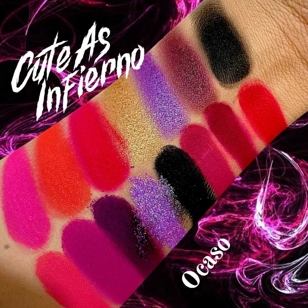 OCASO - Paleta de sombras - 15 tonos