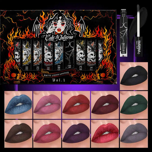 PREVENTA | Kit de 11 labiales Cute as Inferno Vol.1
