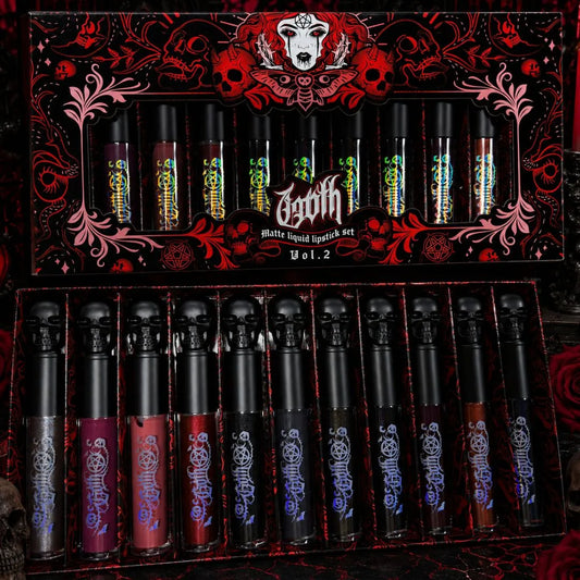 PREVENTA | Kit de 11 labiales líquidos GOTH-Mattes VOL 2