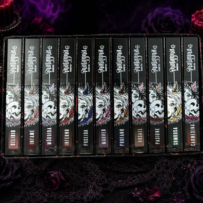 Kit de 11 labiales líquidos cut as inferno VOL. 2