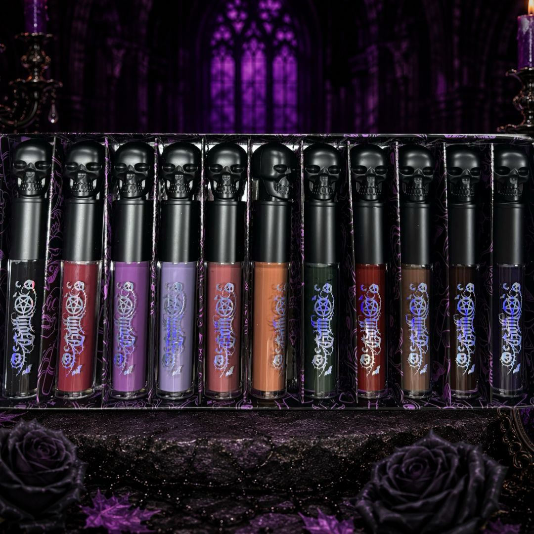PREVENTA | Kit de 11 labiales líquidos GOTH-Mattes VOL 1
