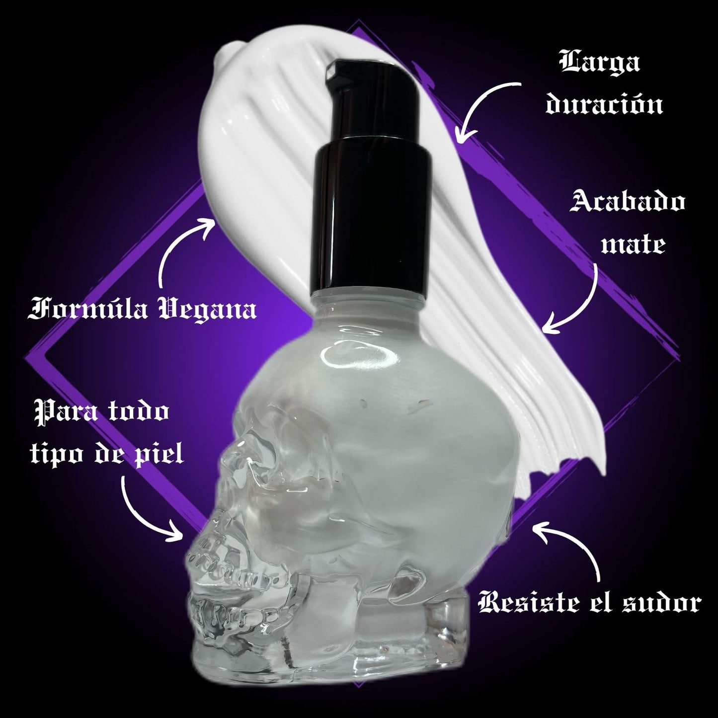 Base BLANCA de maquillaje líquida - GHOST