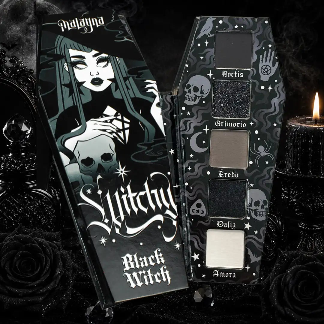 BLACK WITCH - Paleta de sombras - 5 tonos