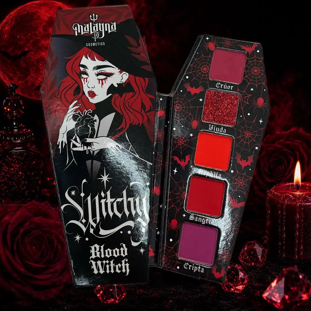 BLOOD WITCH - Paleta de sombras - 5 tonos