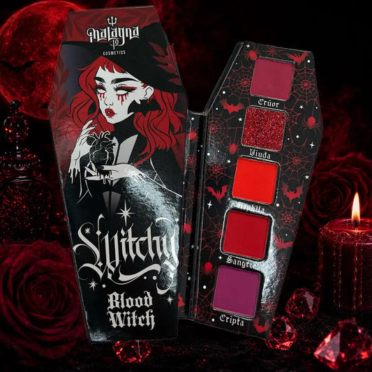 BLOOD WITCH - Paleta de sombras - 5 tonos