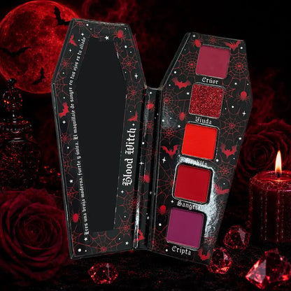 BLOOD WITCH - Paleta de sombras - 5 tonos