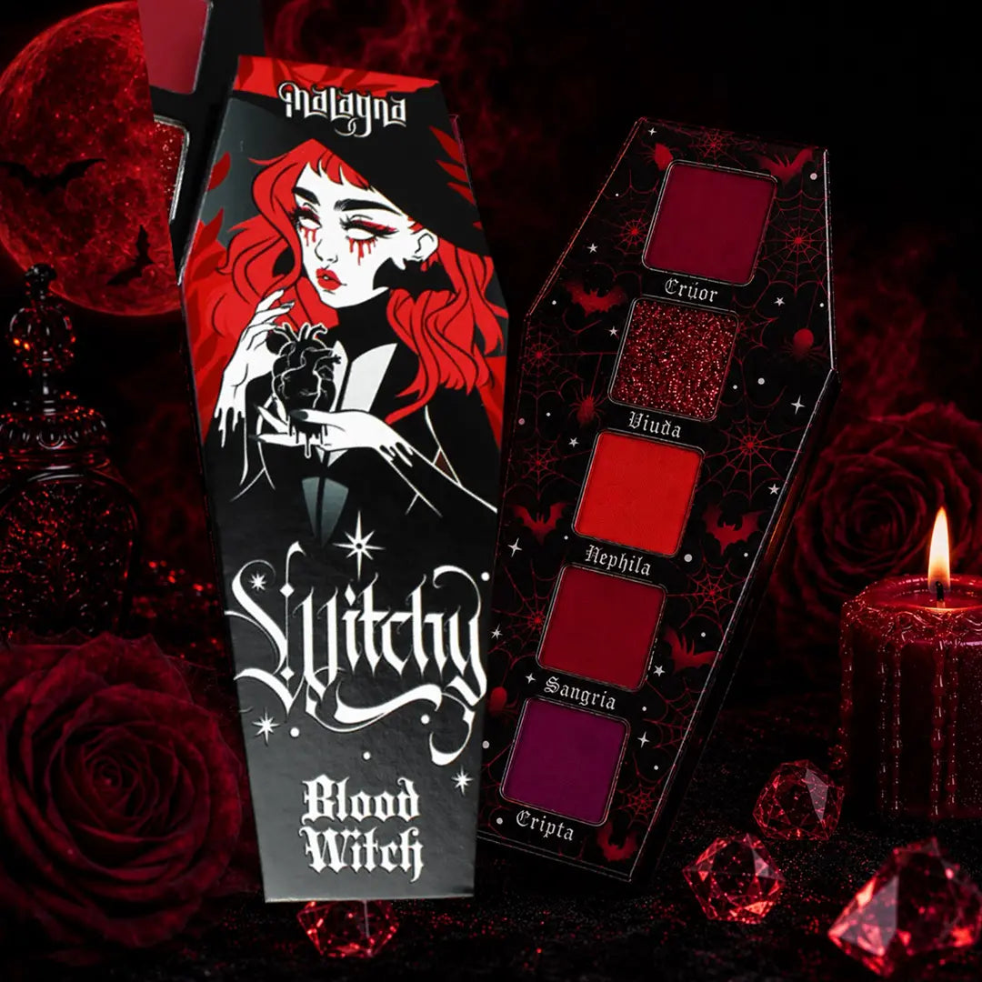 BLOOD WITCH - Paleta de sombras - 5 tonos