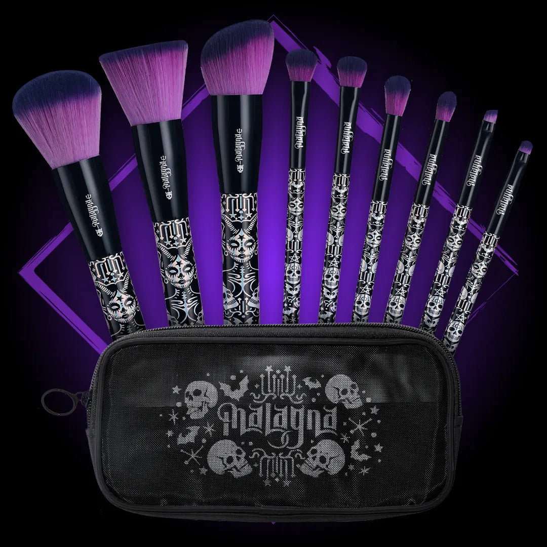 Vampiria Ultra Soft Brushes with Cosmetic Bag