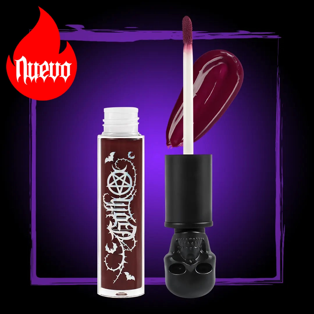 GOTH Black gloss lipstick