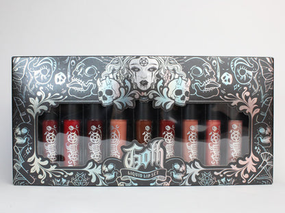 Kit de 11 labiales líquidos GOTH- Glosses