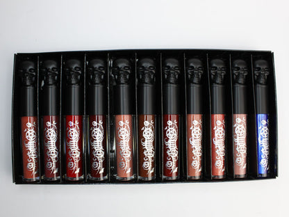 Kit de 11 labiales líquidos GOTH- Glosses