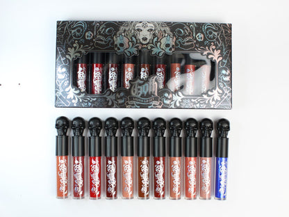 Kit de 11 labiales líquidos GOTH- Glosses