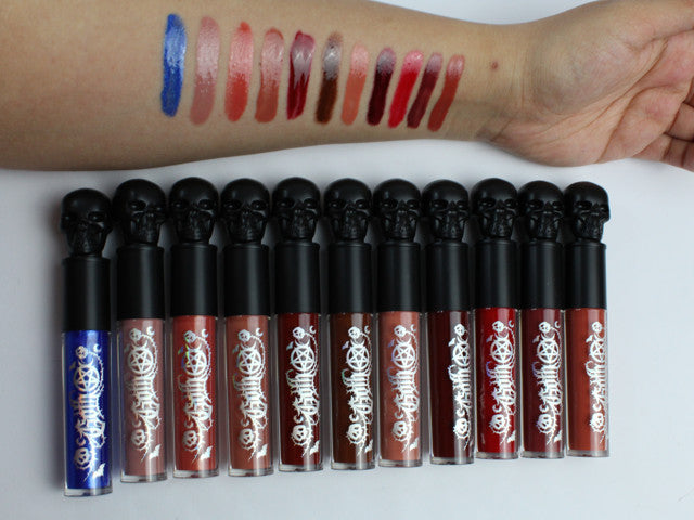 Kit de 11 labiales líquidos GOTH- Glosses