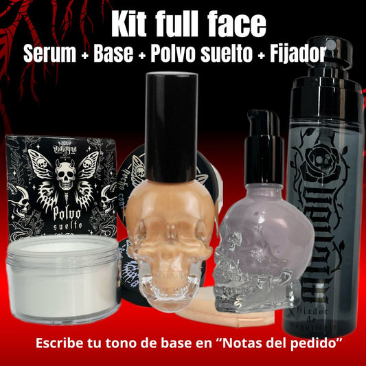 KIT FULL FACE | Primer+Base+Polvo+Fijador