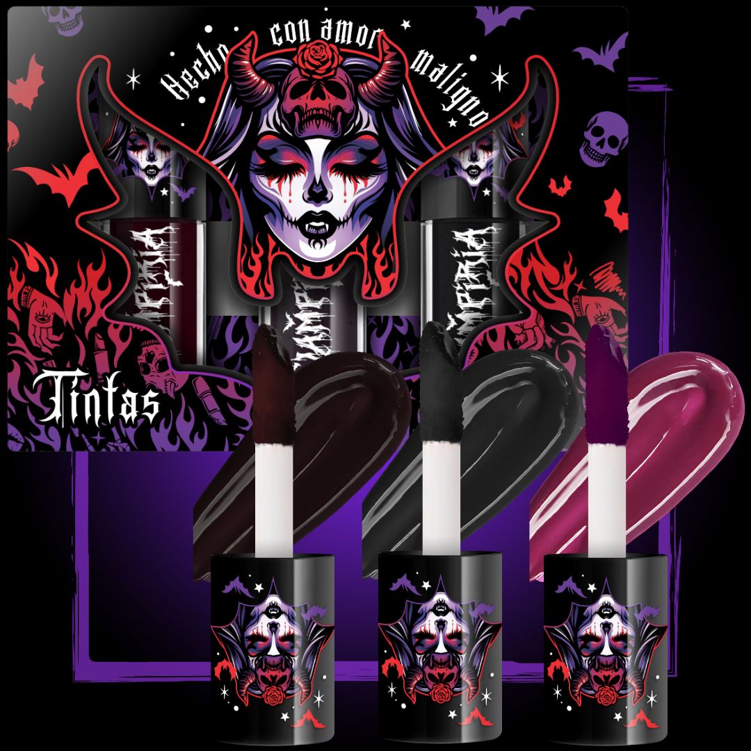 PREVENTA | Darkness Kit De Tintas De Labios