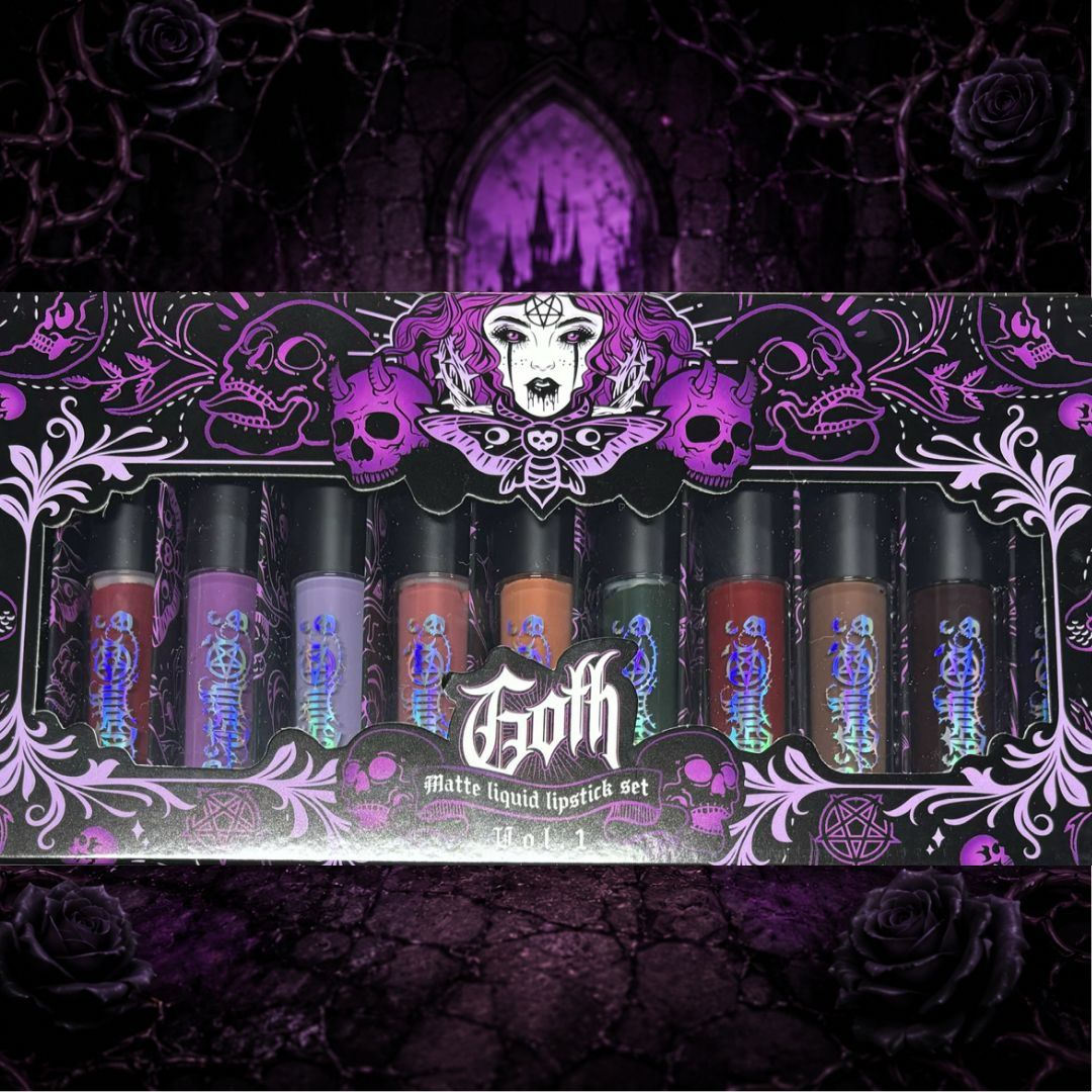PREVENTA | Kit de 11 labiales líquidos GOTH-Mattes VOL 1