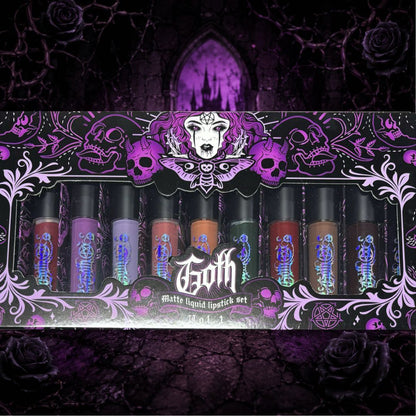 PREVENTA | Kit de 11 labiales líquidos GOTH-Mattes VOL 1