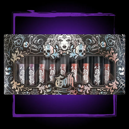 Kit de 11 labiales líquidos GOTH-Mattes-NUDE