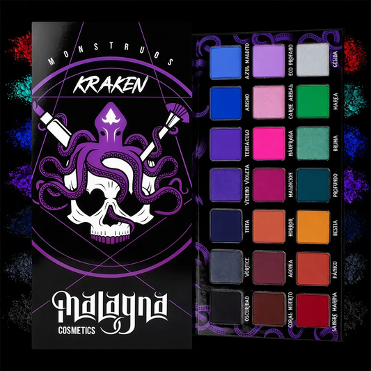 KRAKEN - Paleta de sombras - 21 tonos