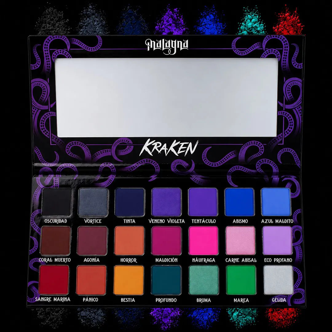 KRAKEN - Paleta de sombras - 21 tonos