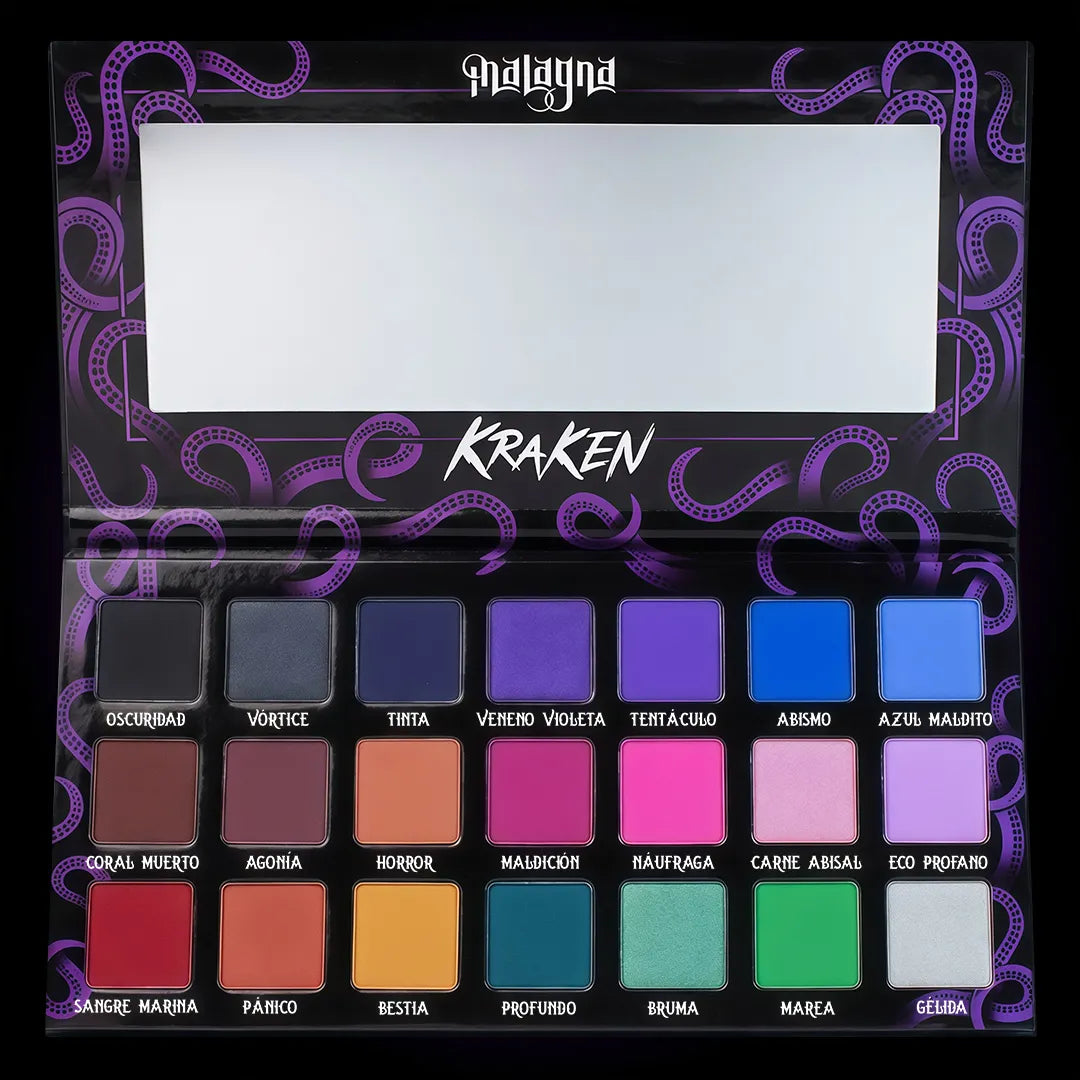 KRAKEN - Paleta de sombras - 21 tonos