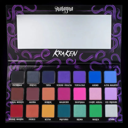 KRAKEN - Paleta de sombras - 21 tonos