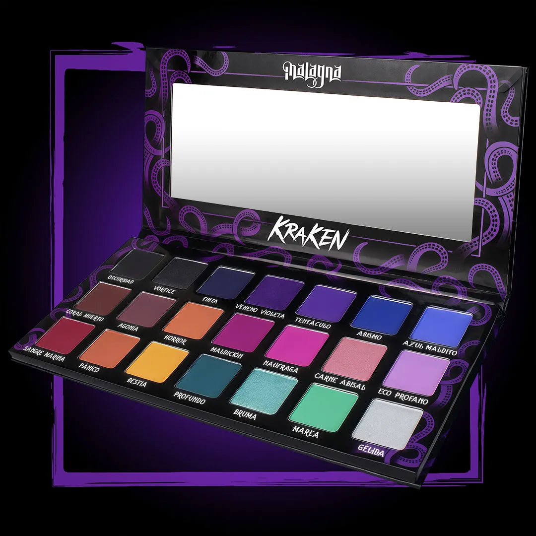 KRAKEN - Paleta de sombras - 21 tonos