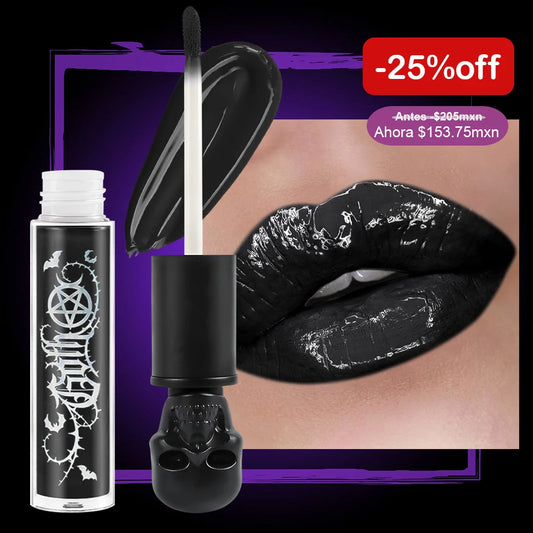 GOTH Black gloss lipstick