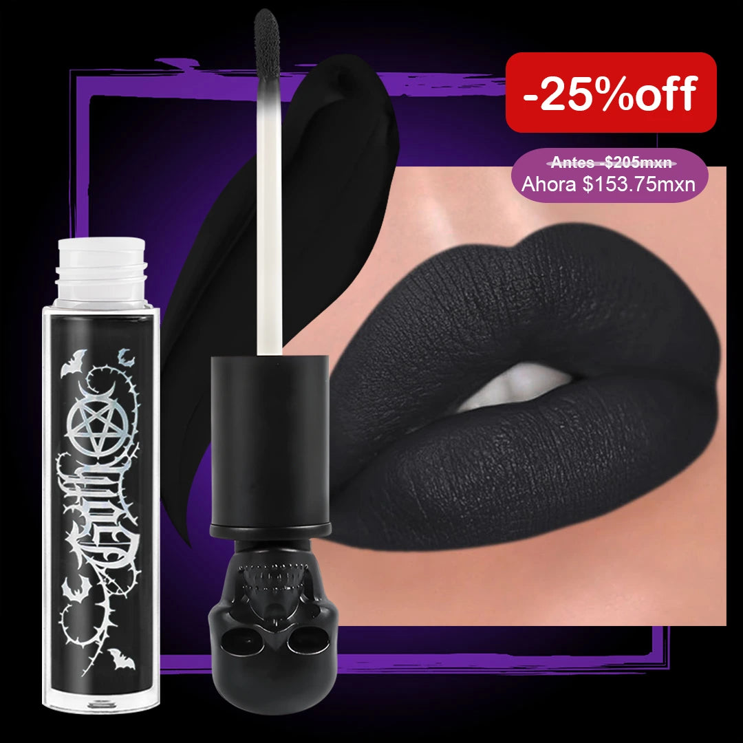 GOTH Black matte lipstick