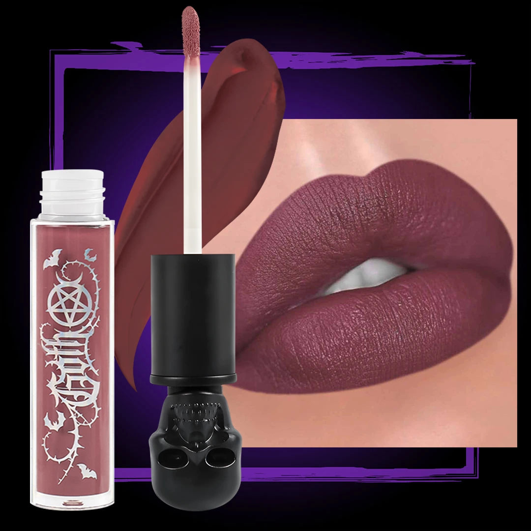Kit of 11 GOTH-Mattes liquid lipsticks