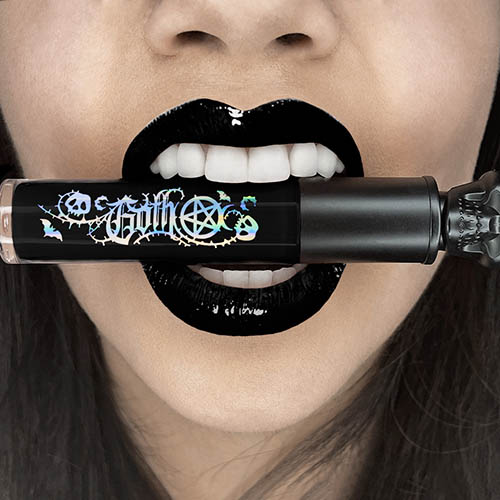 GOTH Black gloss lipstick