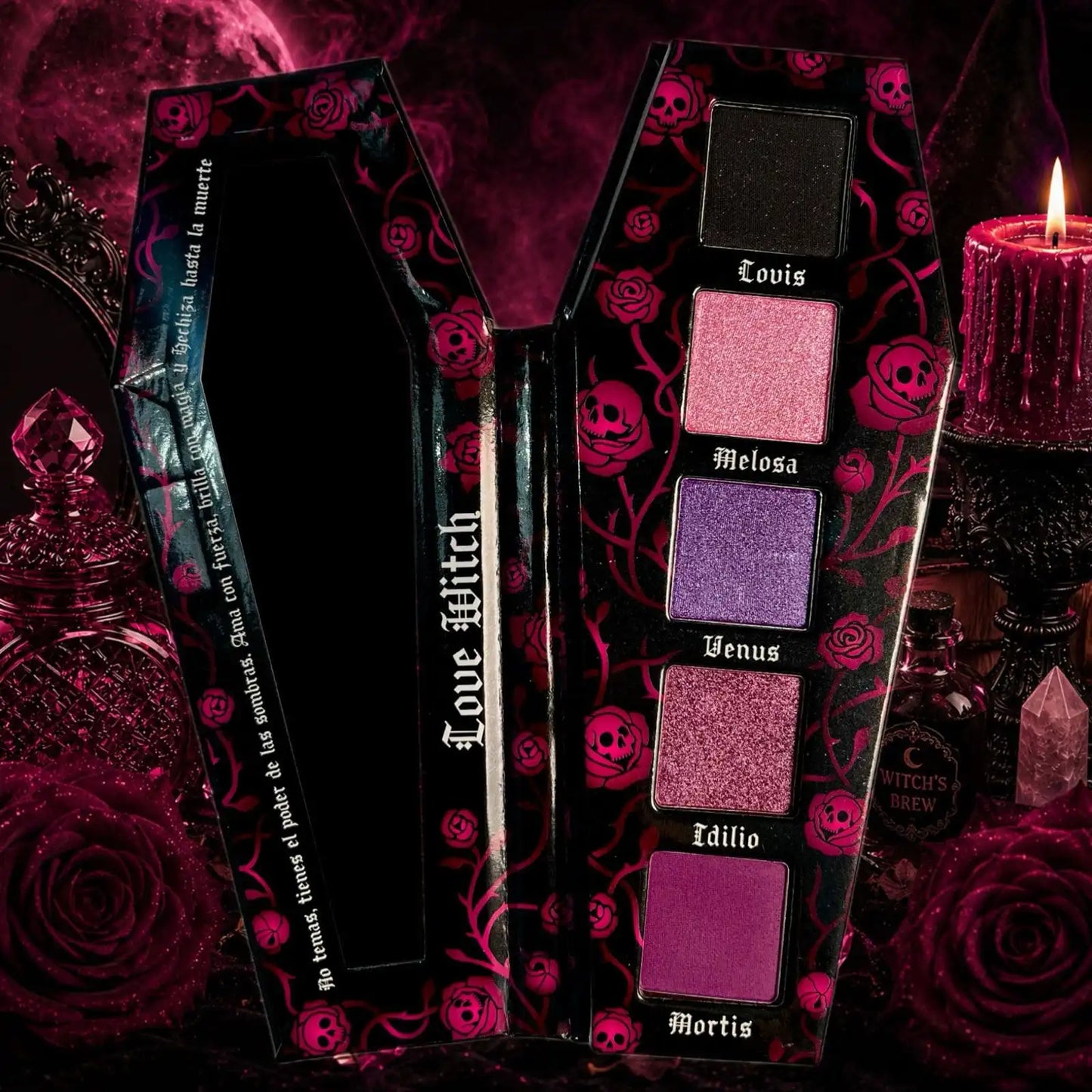 PREVENTA | LOVE WITCH - Paleta de sombras - 5 tonos