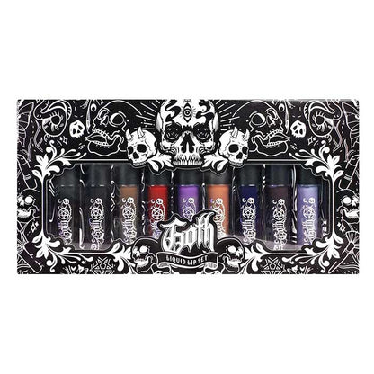 Kit of 11 GOTH-Mattes liquid lipsticks