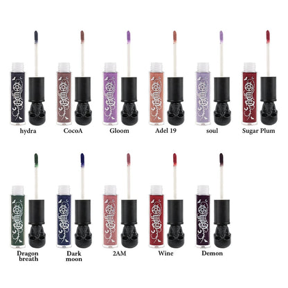 Kit de 11 labiales líquidos GOTH-Mattes