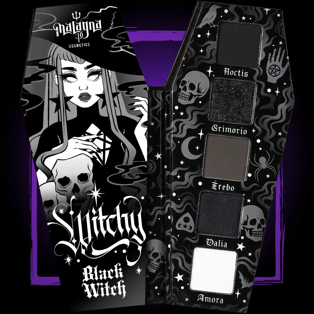BLACK WITCH - Paleta de sombras - 5 tonos